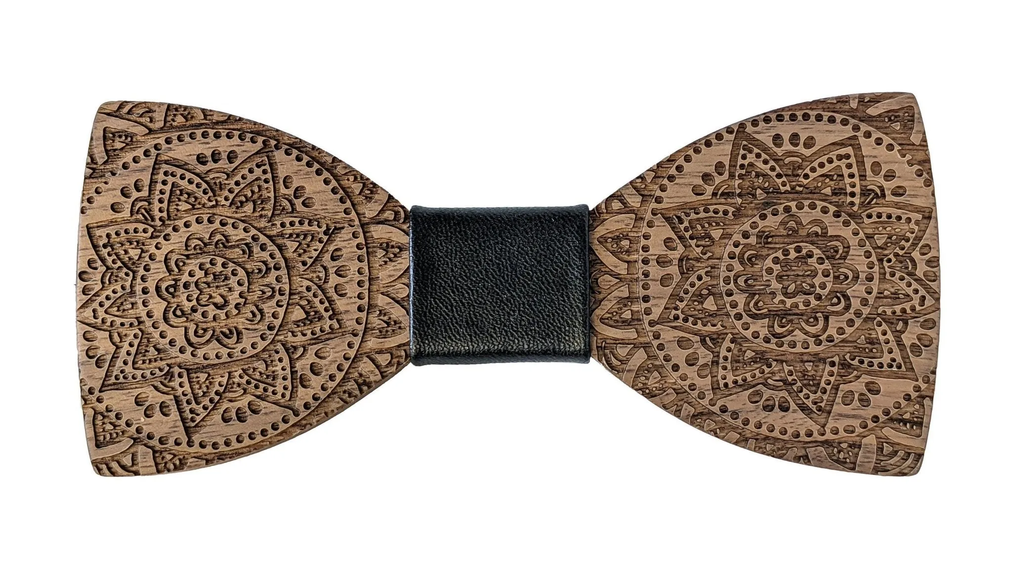 Flora Wooden Bow Tie