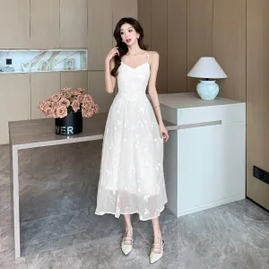 Floral Print Halter Sleeveless Dress
