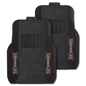 Florida State University 2-pc Deluxe Car Mat Set