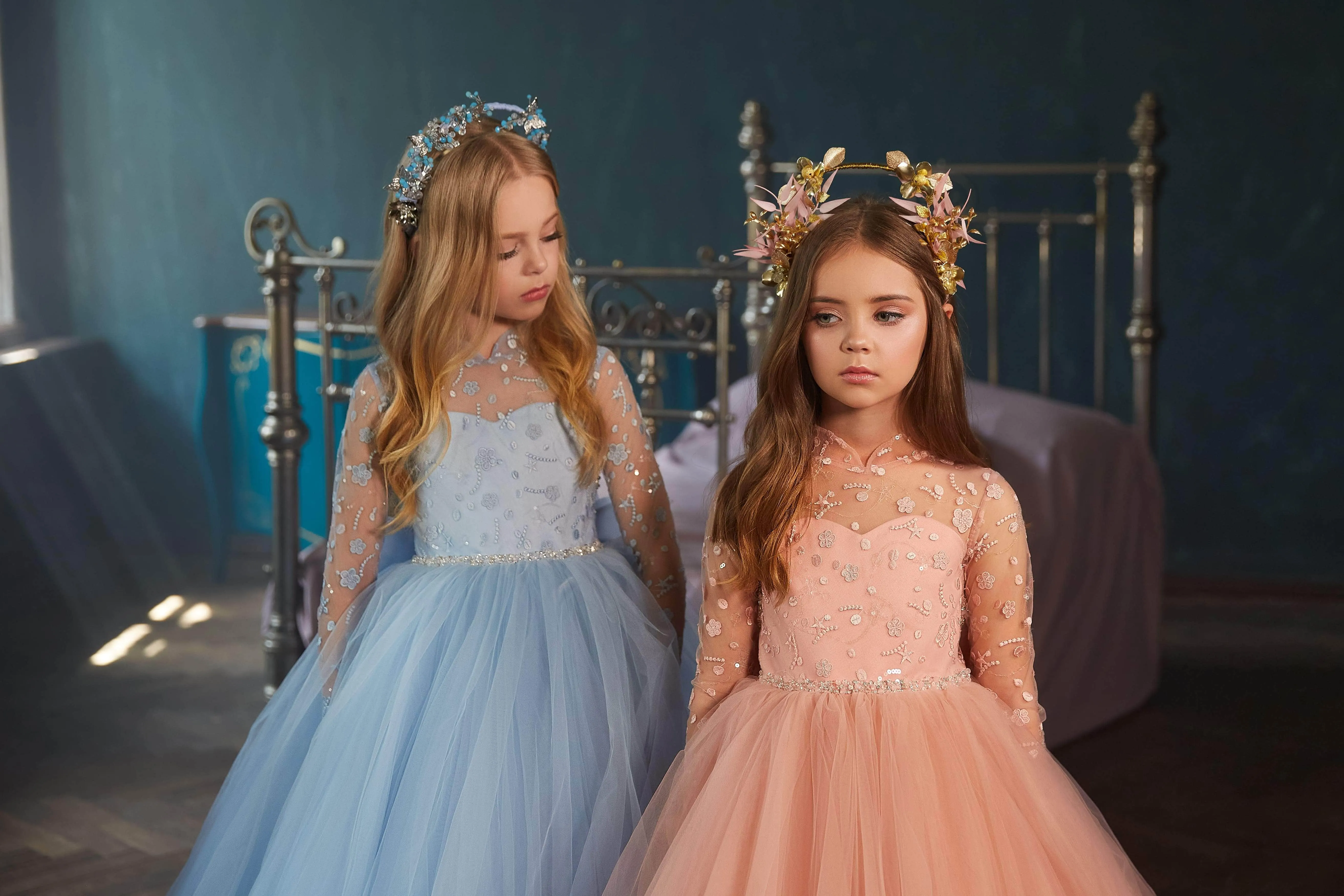 Flower Girl Dress with Long Sleeves