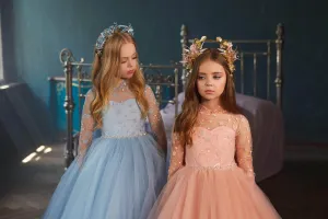 Flower Girl Dress with Long Sleeves