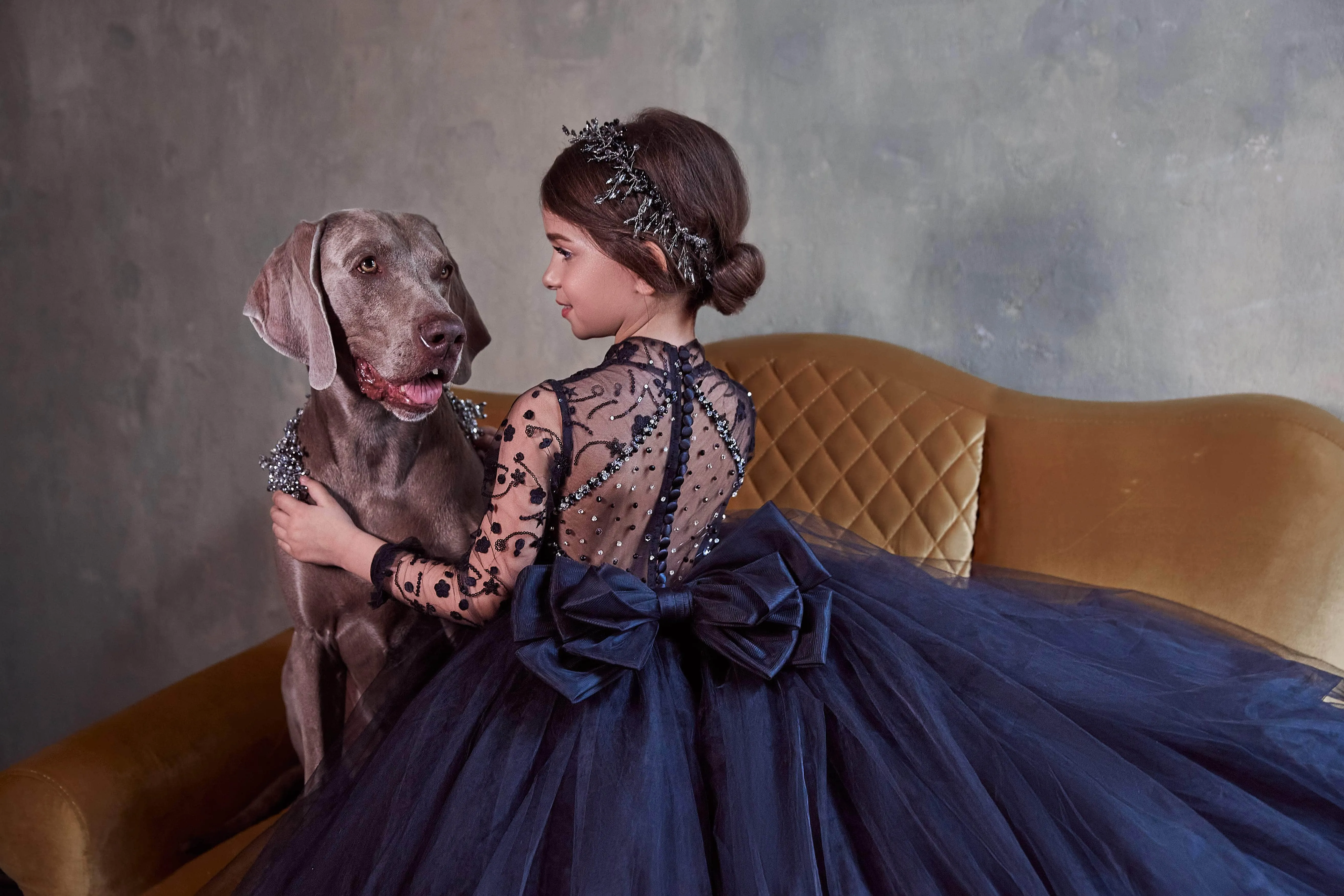 Flower Girl Dress with Long Sleeves