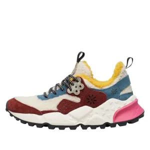 Flower Mountain - Eco Shearling Sneaker - Velour White