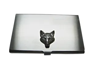 Fox Head Business Card Holder