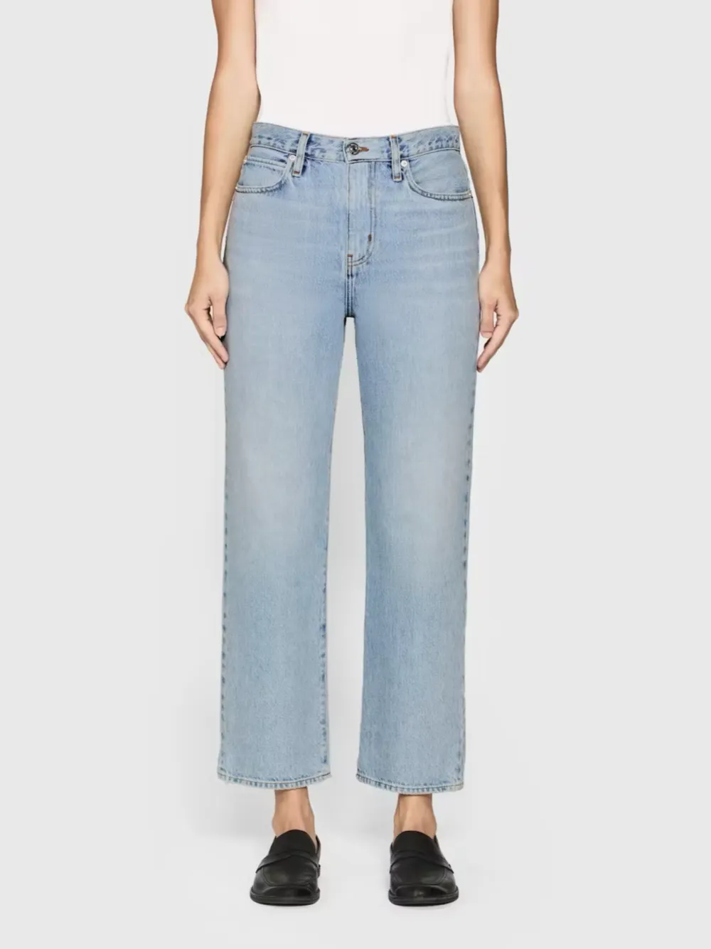 Frame Denim Le Jane Crop Jeans in Willamette