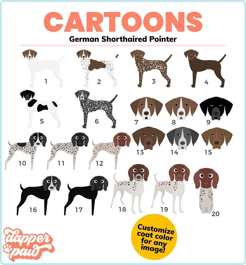 German Shorthaired Pointer (GSP) Mouse Pad
