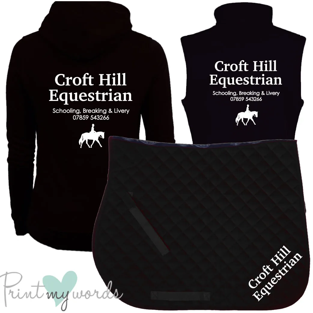'Ginny' Ladies Personalised Matching Equestrian Set - Business Design