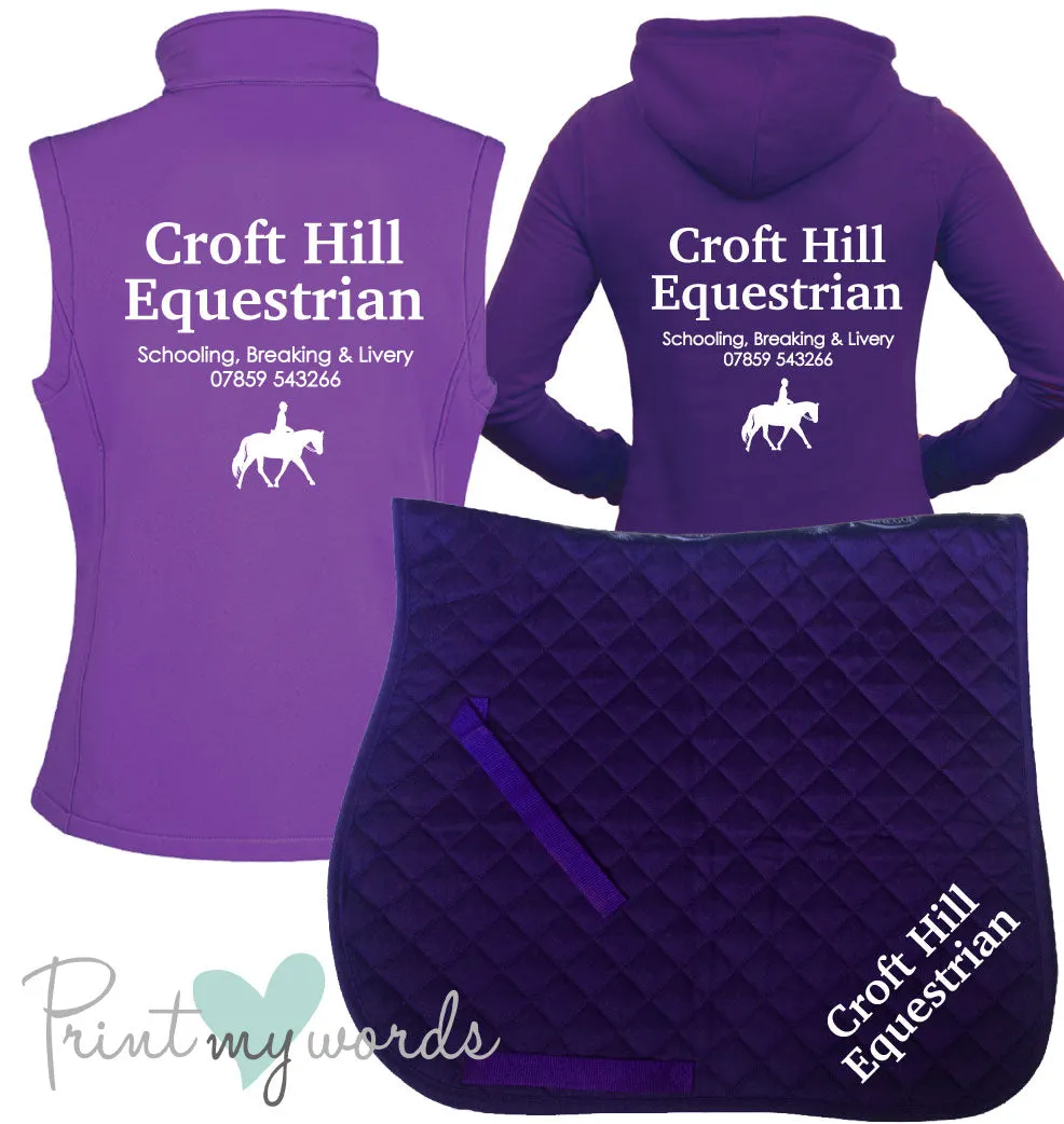 'Ginny' Ladies Personalised Matching Equestrian Set - Business Design