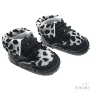 GIRLS PU LEOPARD PRINT SHOES: B144