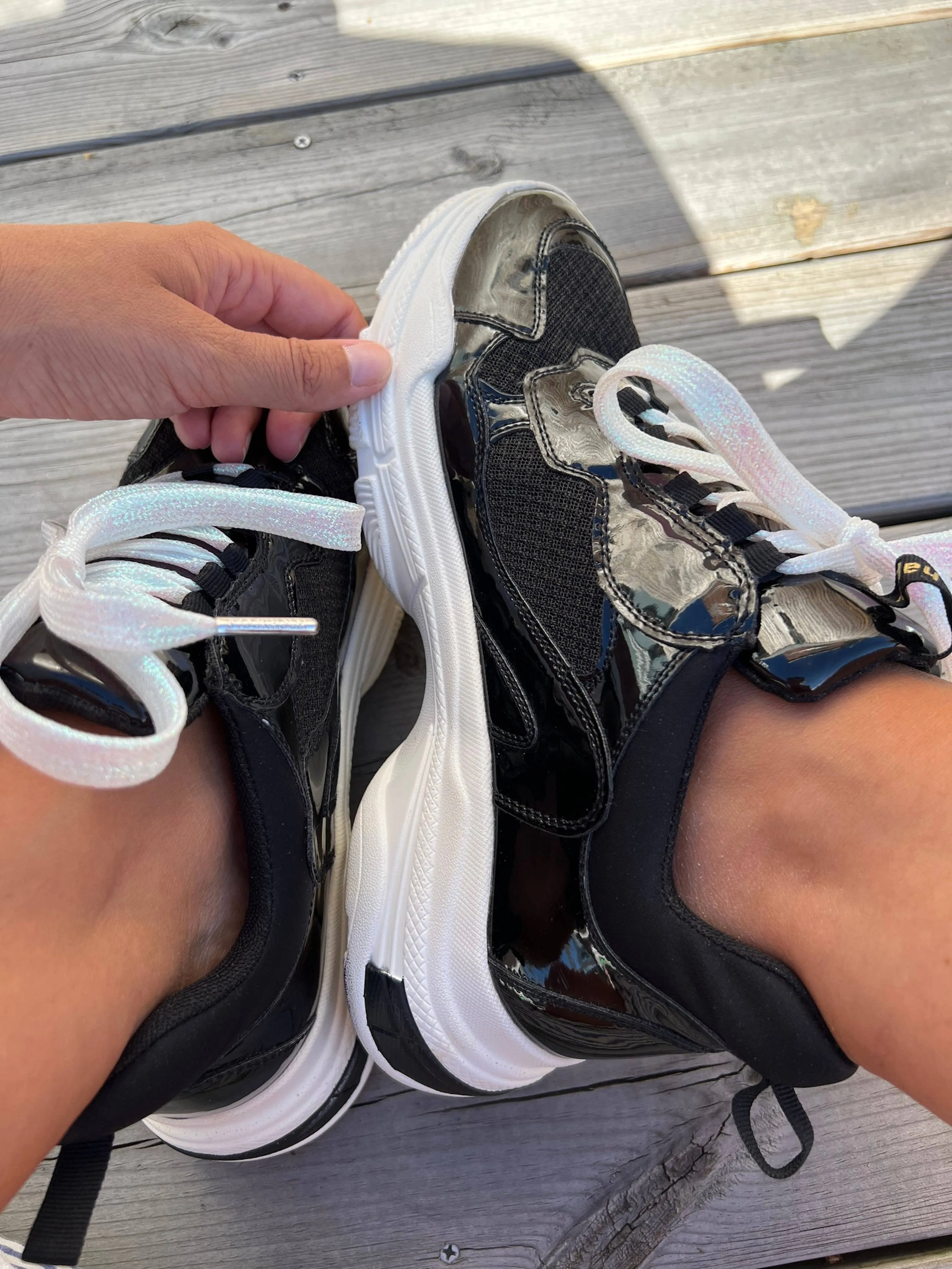 Glitter White - Shoelaces