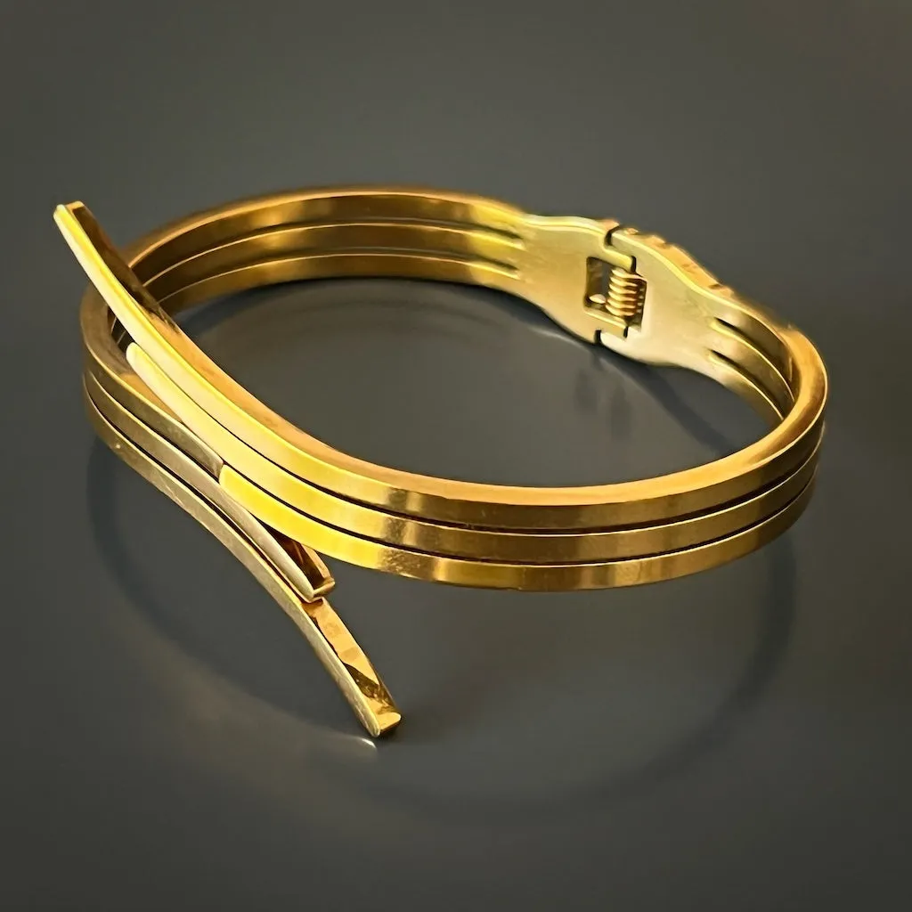 Gold Bangle Bracelet