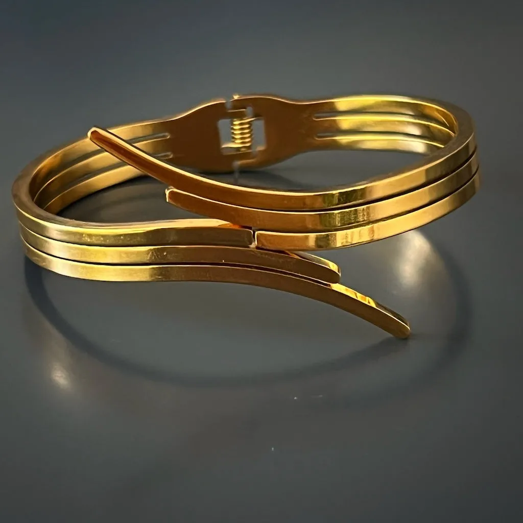 Gold Bangle Bracelet