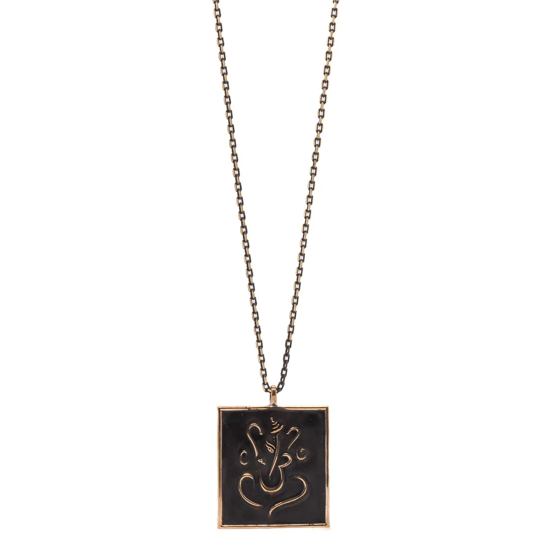 Good Luck Lord Ganesha Pendant Chain Necklace