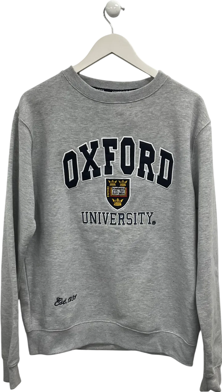 Grey Oxford University Sweater UK L