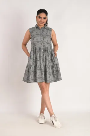 Grey Tiers Elegance Dress
