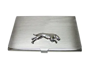 Greyhound Dog Business Card Holder