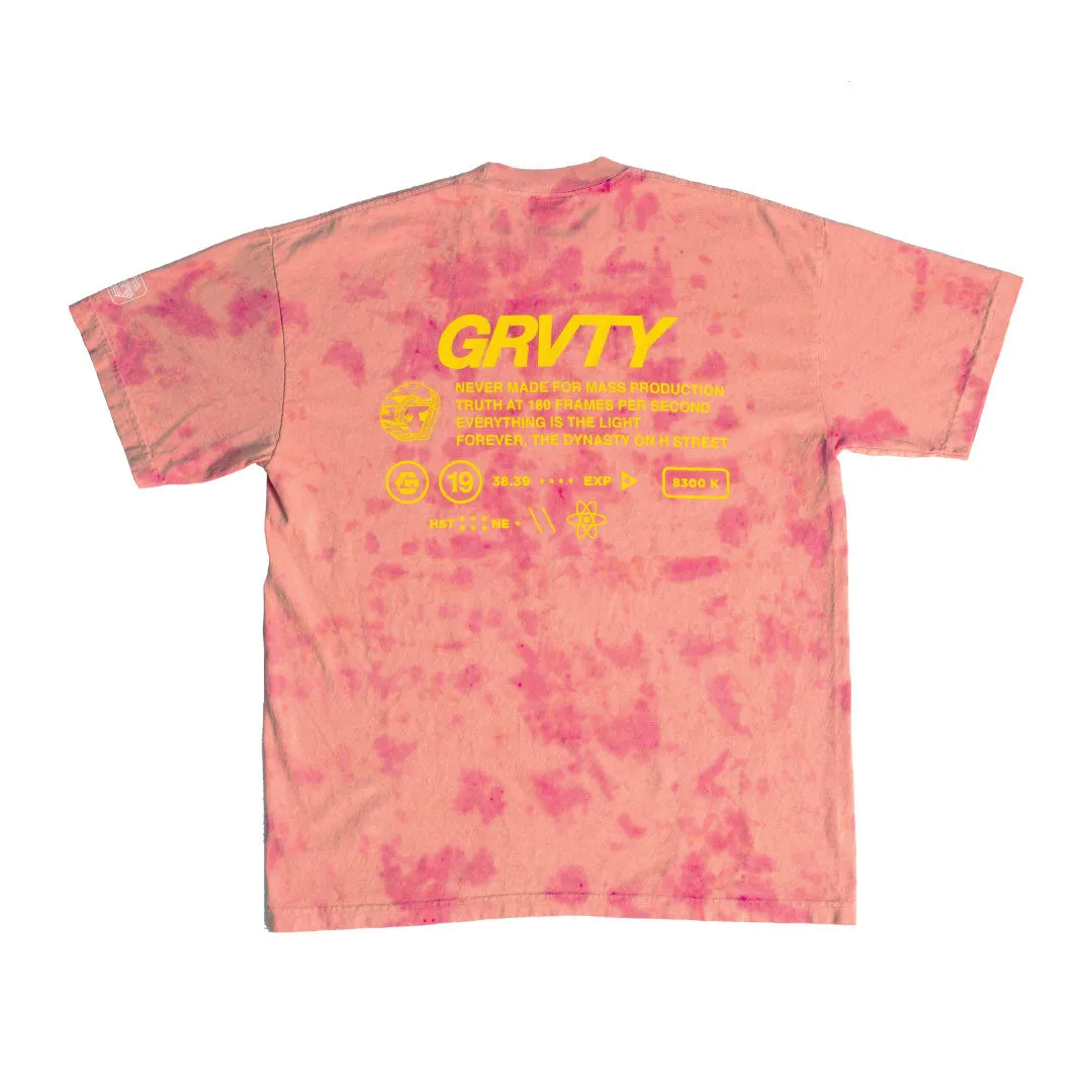GRVTY Technical Tee (Acid Poppy Dye)