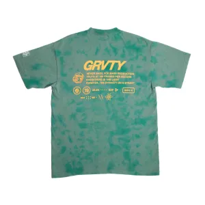 GRVTY Technical Tee (Electric Sage Dye)