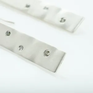 Hand Carved Colored Diamond Earrings