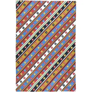 Hand-Woven Kashmiri Chain-Stitched Handmade Wool Rug (Size 3.11 X 5.11) Cwral-9297