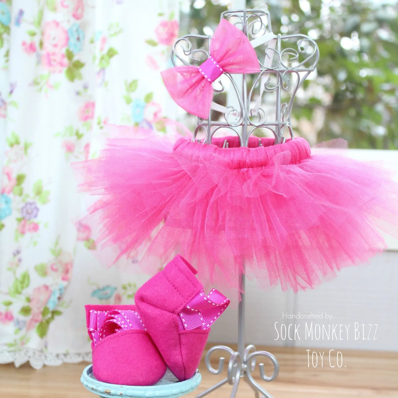 Handcrafted Ballerina Bunny Doll