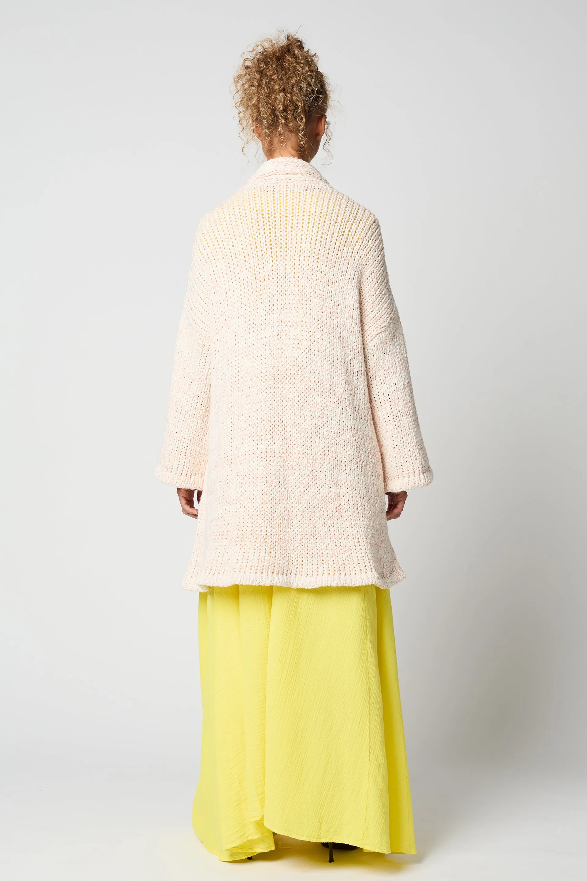 HAORI COAT IN TEXTURE LOOSE COTTON