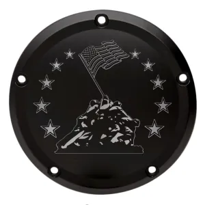 Harley Derby Cover "Marines Raising Flag"