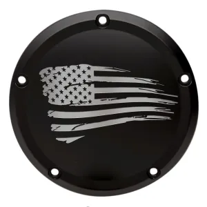 Harley Derby Cover "Tattered Flag"