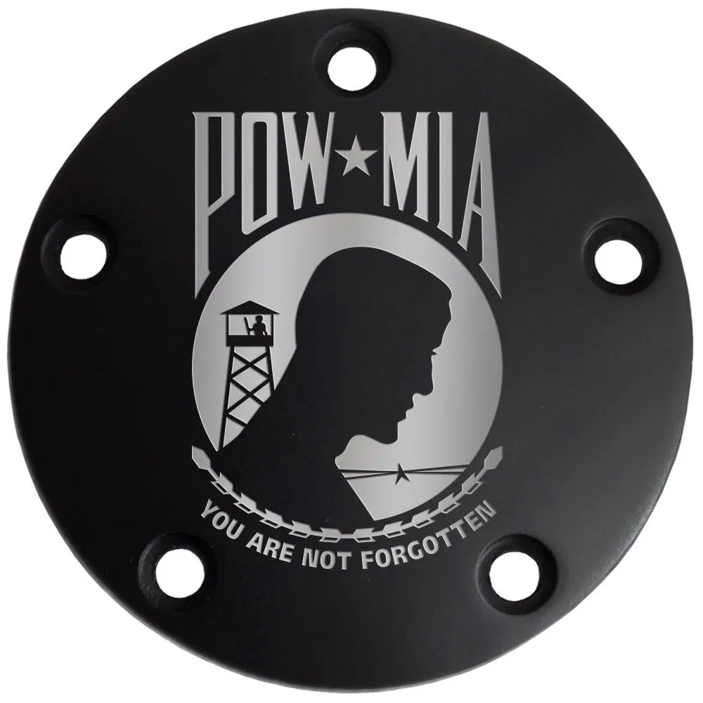 Harley Points Cover - POW MIA - Black