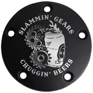 Harley Points Cover - Slammin' Gears Chuggin' Beers  - Black