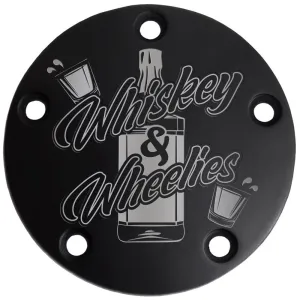 Harley Points Cover - Whiskey & Wheelies - Black