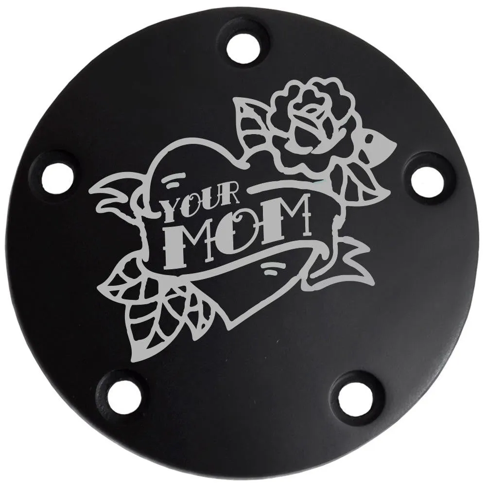 Harley Points Cover - Your Mom  - Black