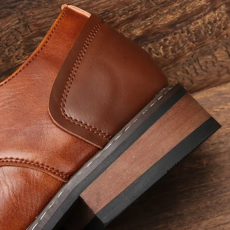 Harrison - sturdy vintage derby shoes for men