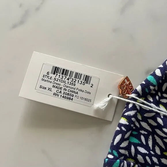 Hatley Martine mini Dress in Diamond Polka Dots size XL
