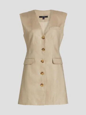 Hayden Strong Shoulder Vest Dress