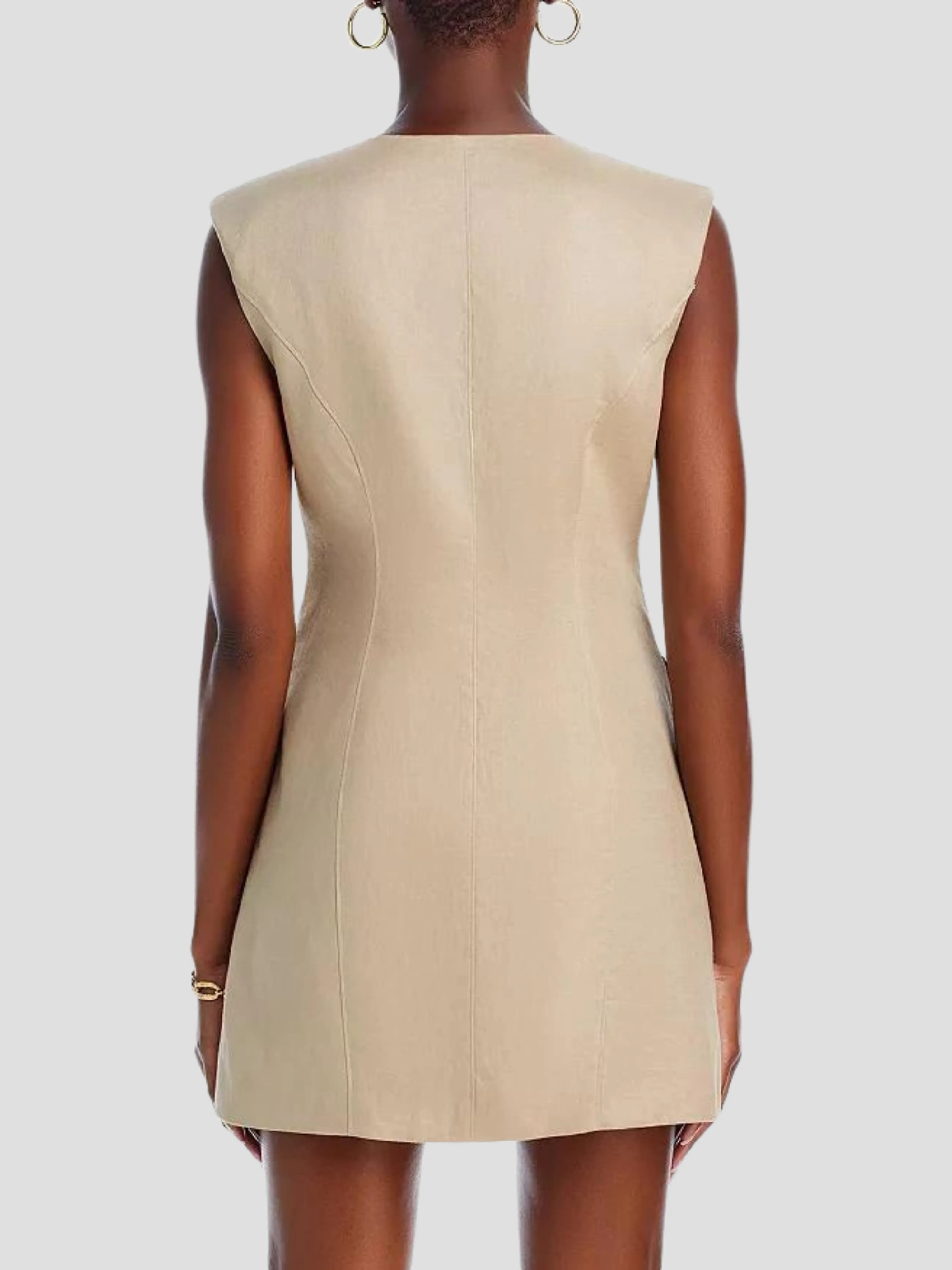 Hayden Strong Shoulder Vest Dress