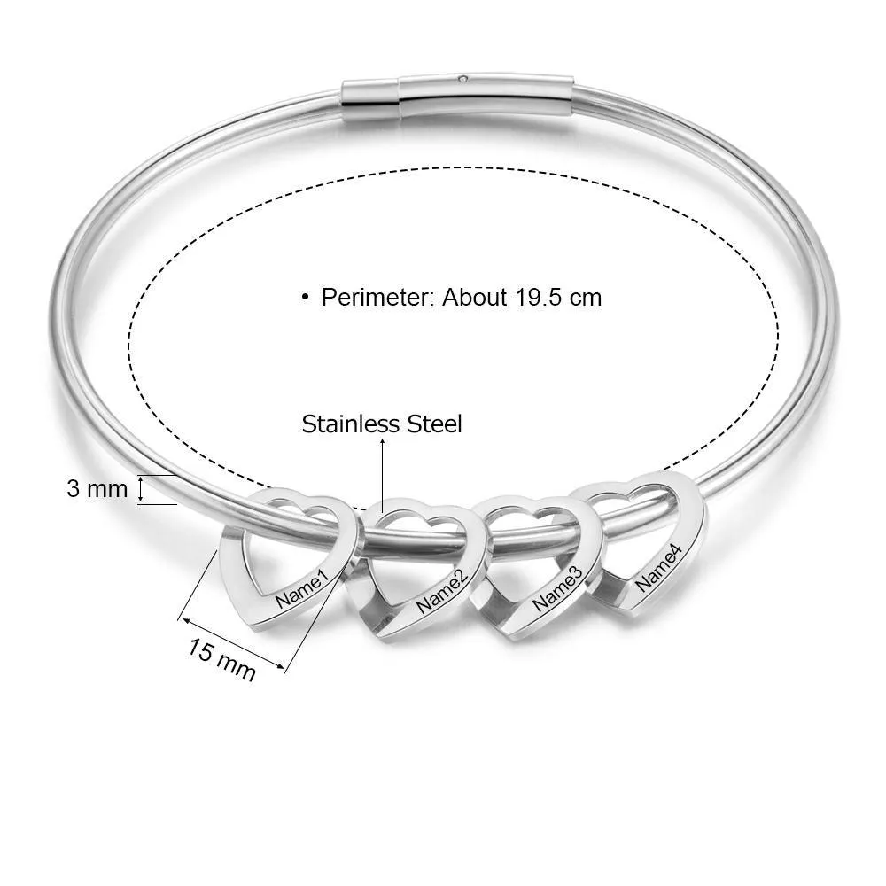 Heart on My Sleeve Bracelet Customized Jewelry for Women