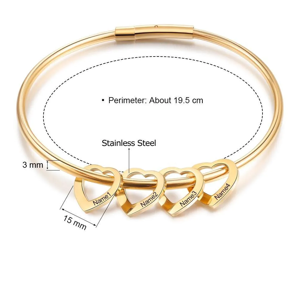 Heart on My Sleeve Bracelet Customized Jewelry for Women