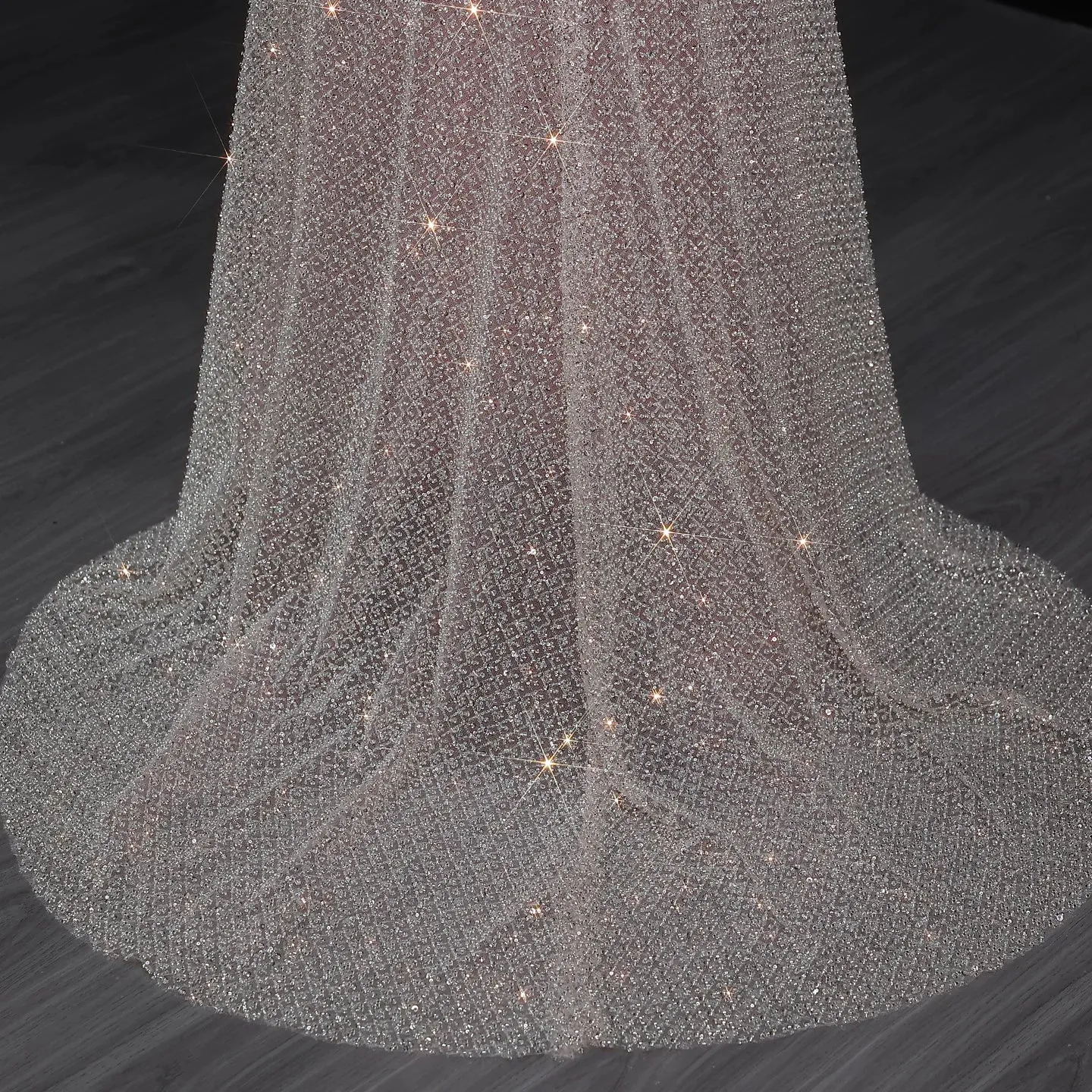 HELEN Luxury Off Shoulder Pink Evening Dress with Peplum Glittering Skirt