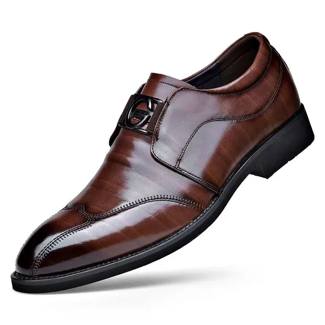 Herren Freizeit-Business-Schuhe mit metallischer Dekoration