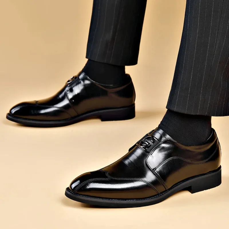 Herren Freizeit-Business-Schuhe mit metallischer Dekoration