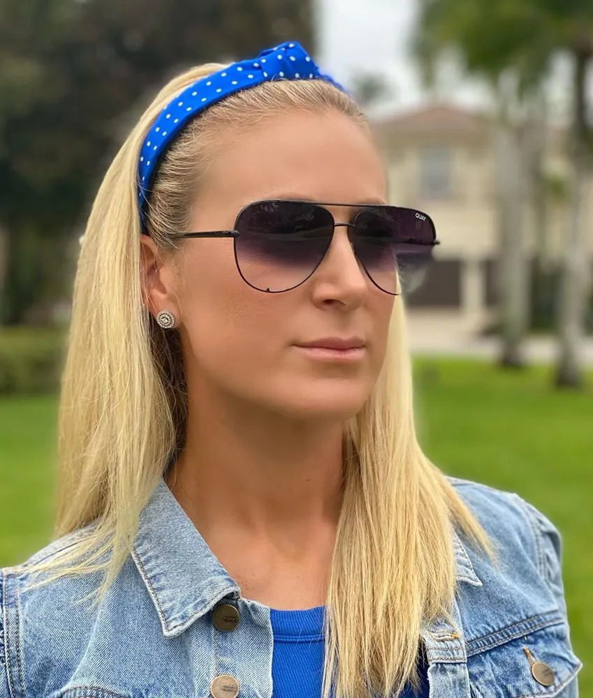 Homestretch Blue - Knotted Headband