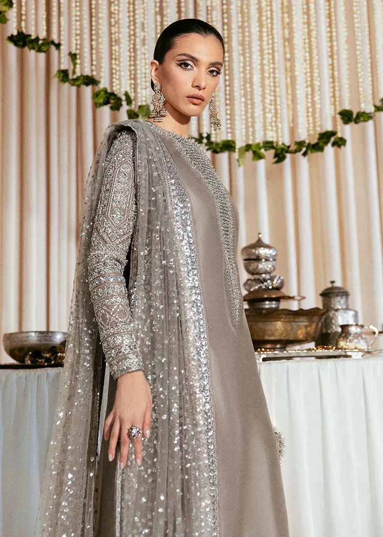 Hussain Rehar Handmade LUCENT EC 135 Formal Raw Silk