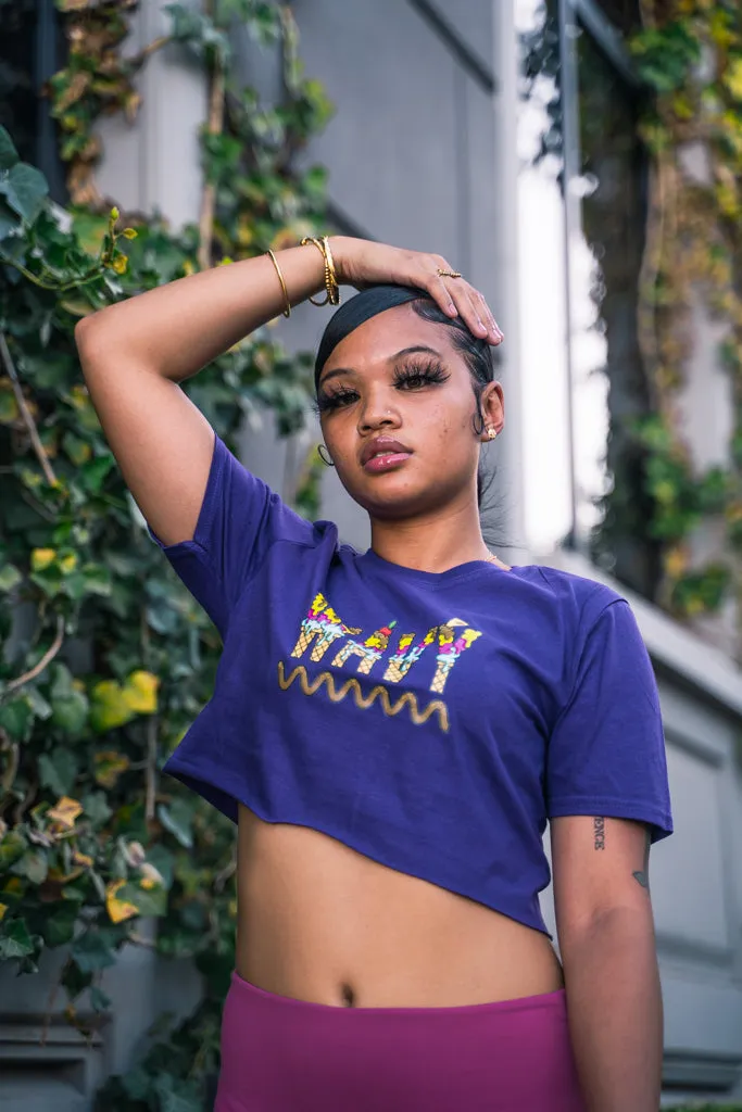 Ice Cream WAVY | Purple Tee