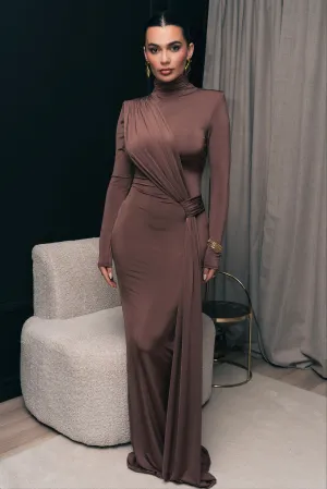 Ilayda Caffe Dress