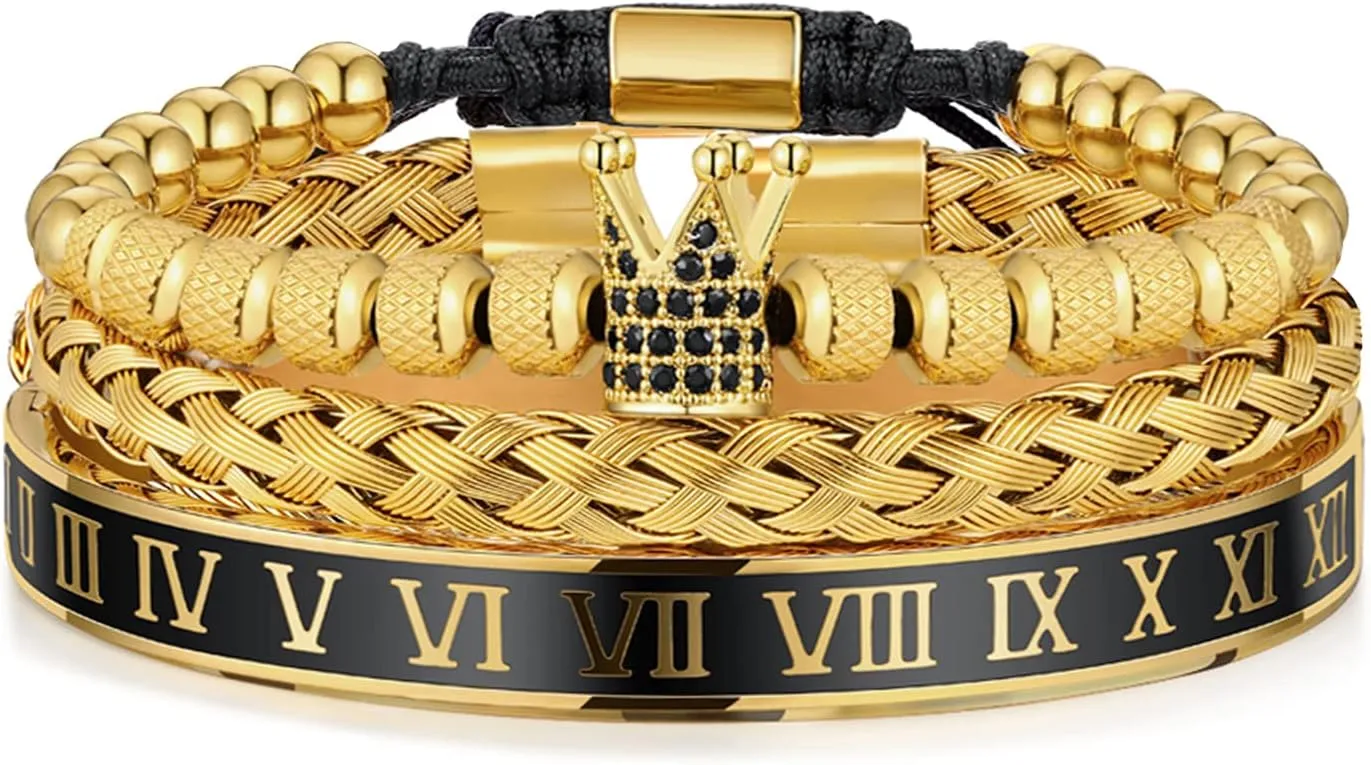 Imperial Crown Bracelets for Men