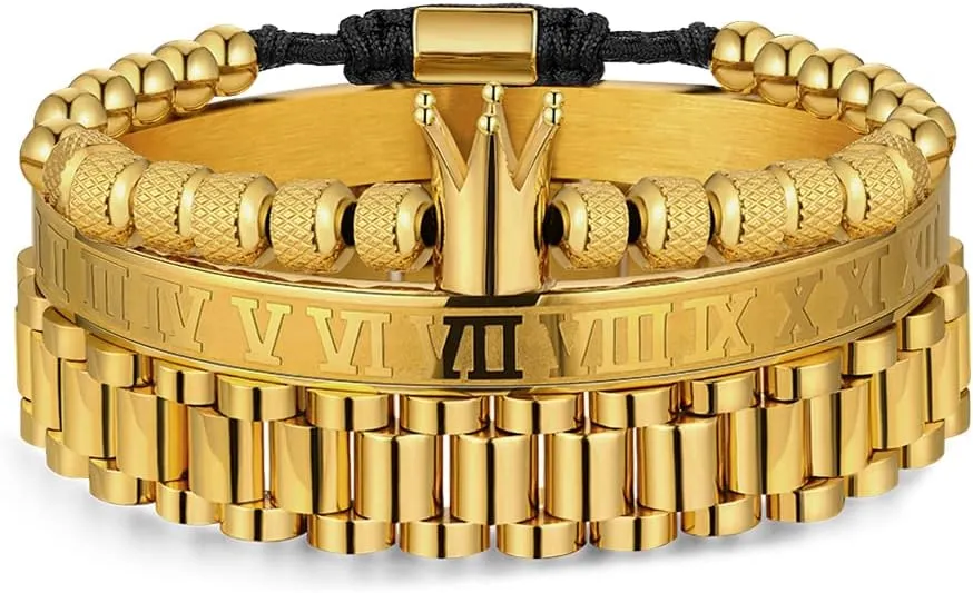 Imperial Crown Bracelets for Men