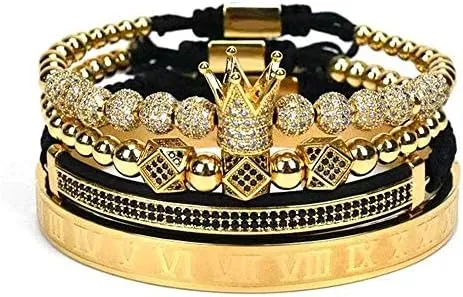 Imperial Crown Bracelets for Men