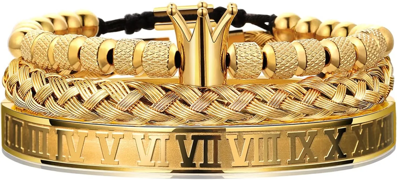Imperial Crown Bracelets for Men