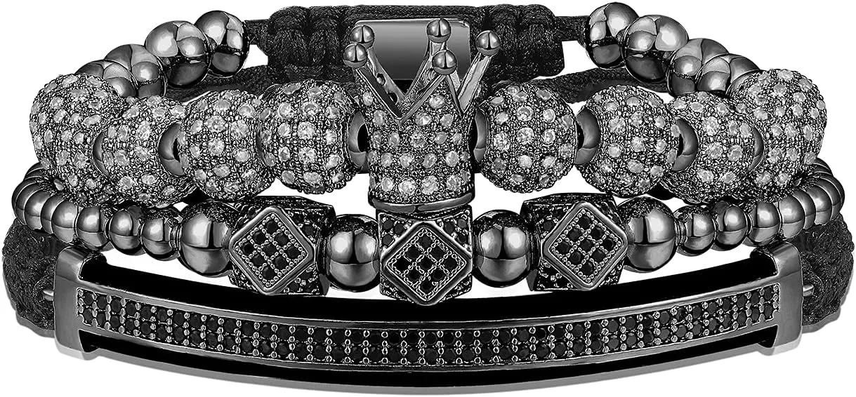 Imperial Crown Bracelets for Men